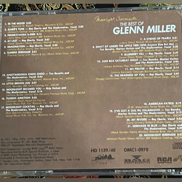 “The Best of Glen Miller” CD like new - Picture 2 of 5
